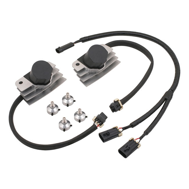 Accel, Stealth Cop Super Coil Kit Long. Plain for 01-17 Softail; 06-17 Dyna; 09-16 Touring . In Custom Applications. (Single Fire, Efi)