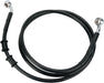 Drag Specialties Front Brake Line Black Vinyl Coated Stainless Steel Extended 4" - Part #17412896 - Hogparts UK