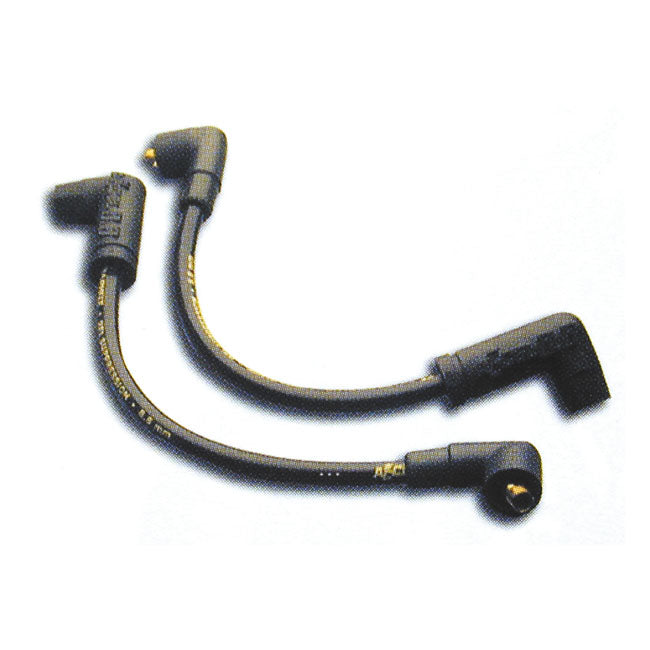 Accel, 8.8mm 300+ Spark Plug Wire Set. Black for 82-94 FXR Models With Centre Mounted Coil