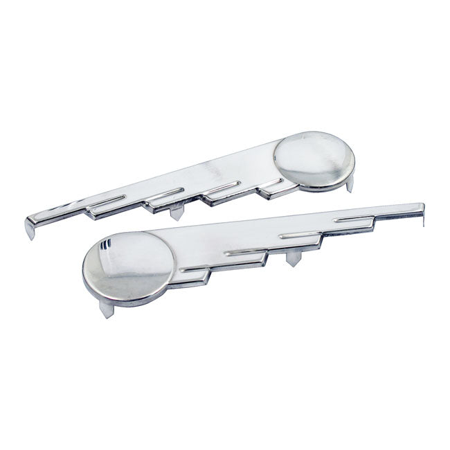 MCS Saddlebag Trim, Speed Ball Wings. Stainless