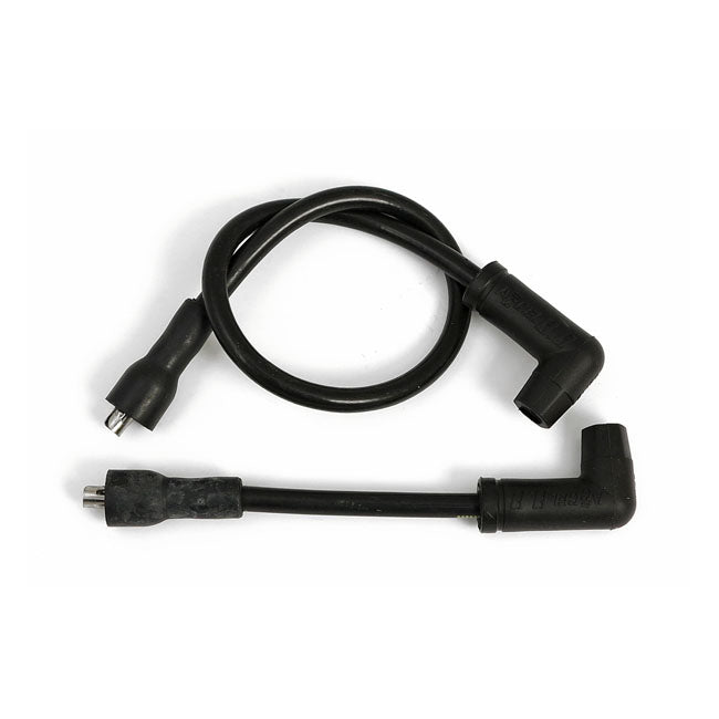 Accel, 8.8mm Stainless Core Spark Plug Wire Set. Black for 84-86 FX; 84-99 Softail; 91-98 Dyna; 71-85 XL. Models With Points Triggered Ignition Only