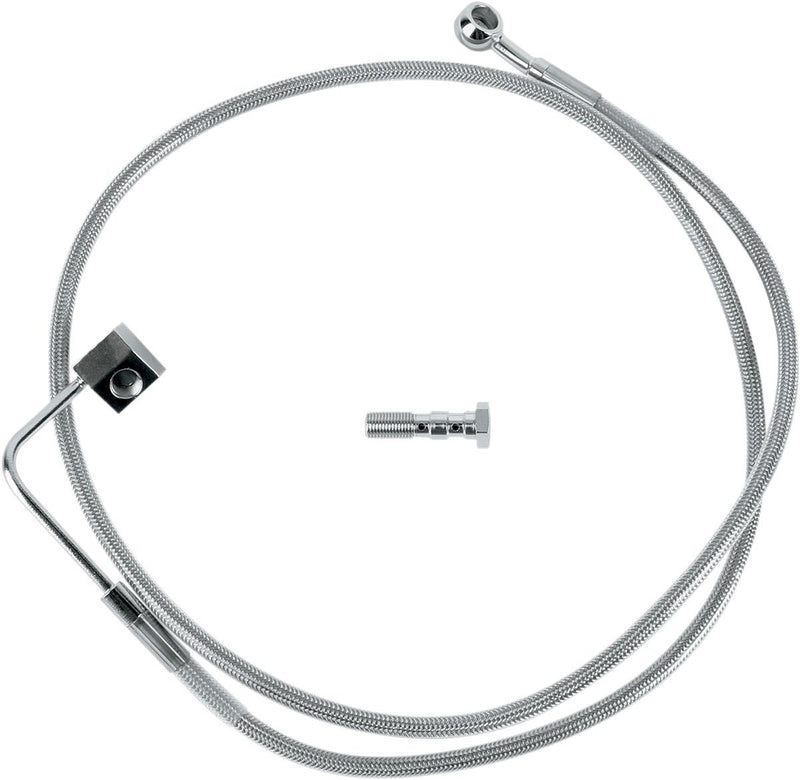 Drag Specialties Rear Brake Line Stainless Steel - Part #12042743 - Hogparts UK