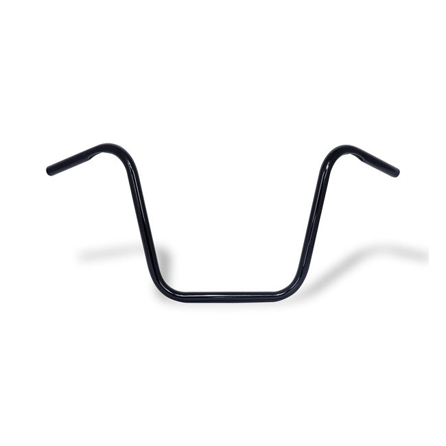 MCS Apehanger Handlebar, 14" Rise, 1" Black – 1982–2022 H-D with 1" I.d. Risers