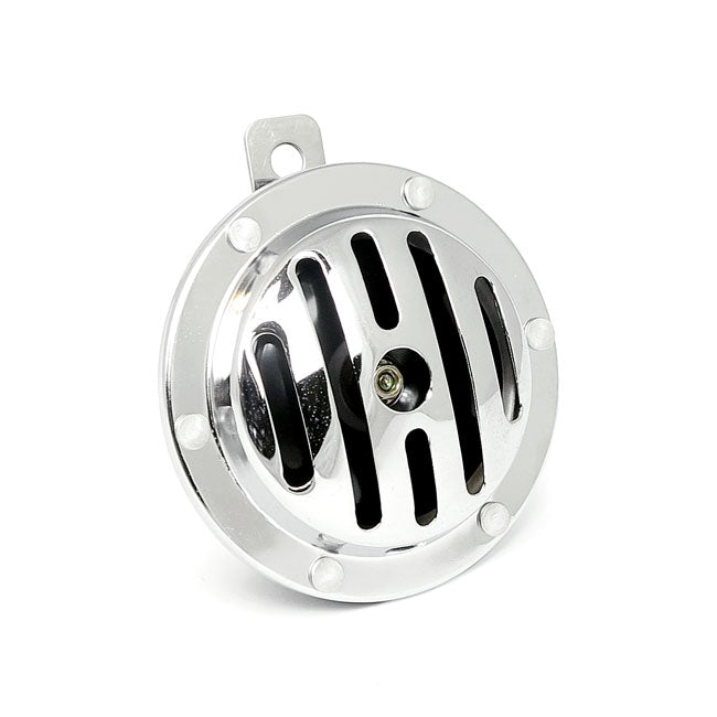 MCS Slotted Custom Round Horn. 100 mm. Chrome