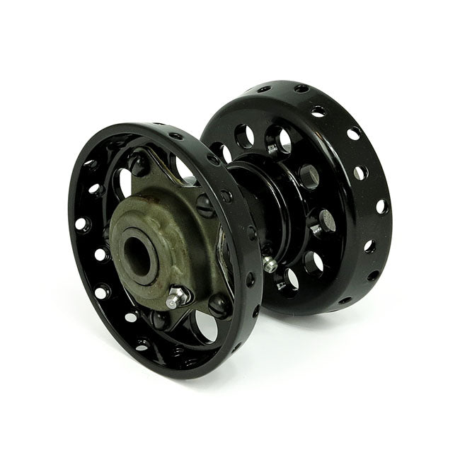 Custom Star Hub, For Oem Axle. Black With Black Star for Rear: 37-52 Wl/A  Front & Rear: 36-52 Wlc; 36-64 Big Twin