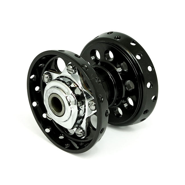 Reproduction Star Hub, For Oem Axle. Black With Chrome Star for 36-40 Wl Style