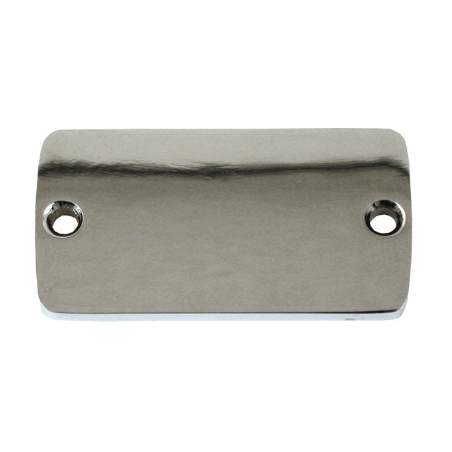 Motorcycle Storehouse Master Cyl. Cover. Plain Chrome for H/B: 85-95 Big Twin, XL. Rear: 84-86 FXwd; L87-99 FLST; 91-04 Dyna