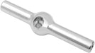 Drag Specialties Dual Disc Tee 3/8"-24 Chrome - Part #DS098296 - Hogparts UK