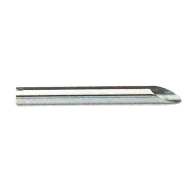 Paughco, Tailpipe Extension. 18" Slash Cut. Chrome for Univ.