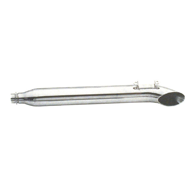 Paughco, Flt Turn Out Muffler 29" Long. Left. Chrome for 85-94 Flt
