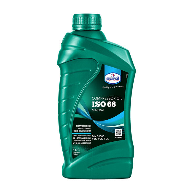 Eurol, Compressor Oil. 1 Litre