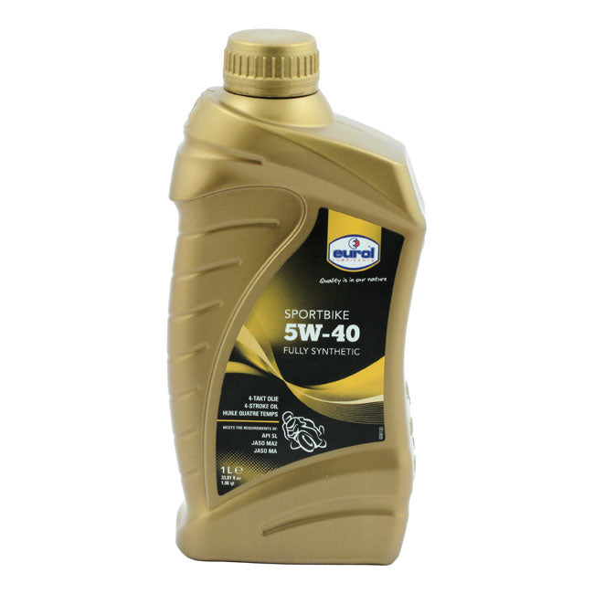 Eurol, Synthetic 5W40 Sg Jaso-Ma Motor Oil, 1L