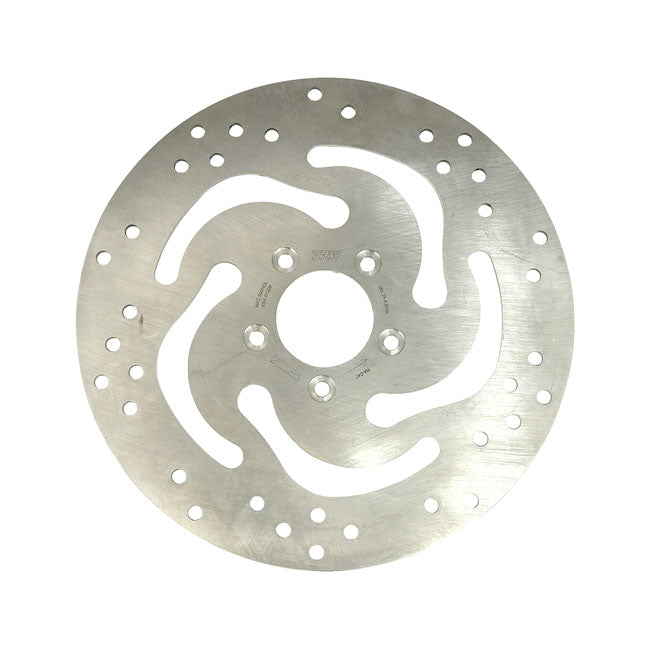 Trw Brake Rotor Oem Style Swept 11.5" Front, Left for 00-14 Softail (Excl. Springers); 00-05 Dyna; 00-07 Touring; 00-13 XL; 08-12 XR1200