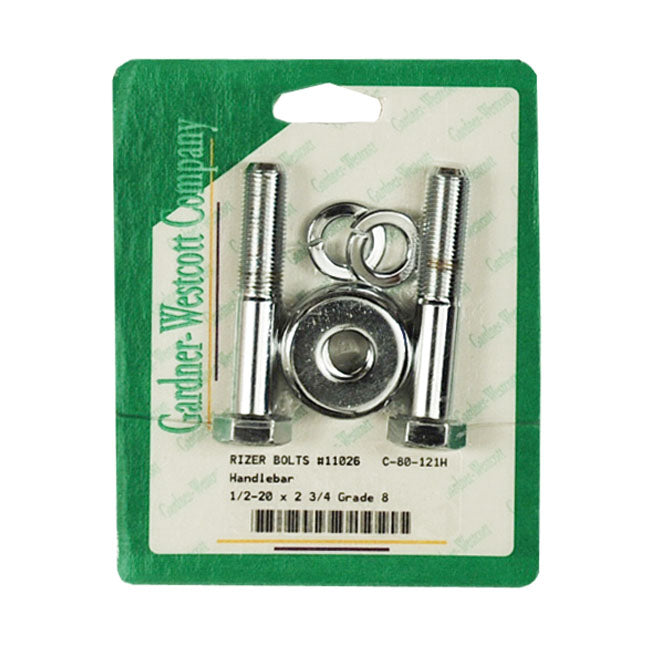 Riser Bolt Kit 1/2-20 X 2-3/4 Inch Hex