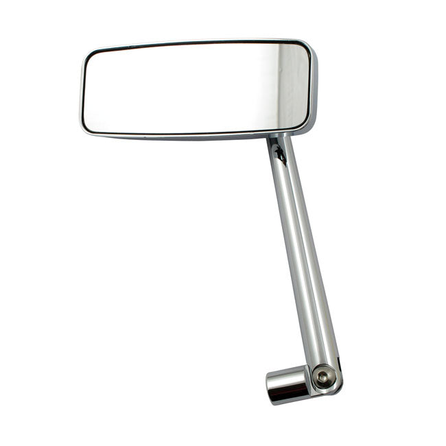 Motorcycle Storehouse Action Mirror (Each). Chrome for 120mm Wide X 45mm High..