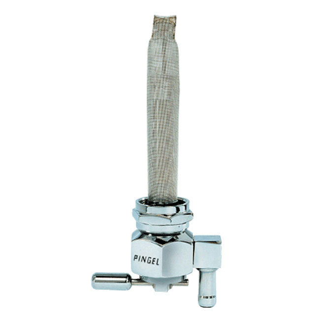 Pingel Power-Flo Petcock Hex Design for 75-06 Big Twin, XL (Excl. Inj. Models); Customs With 75-Up Style Threaded Tanks