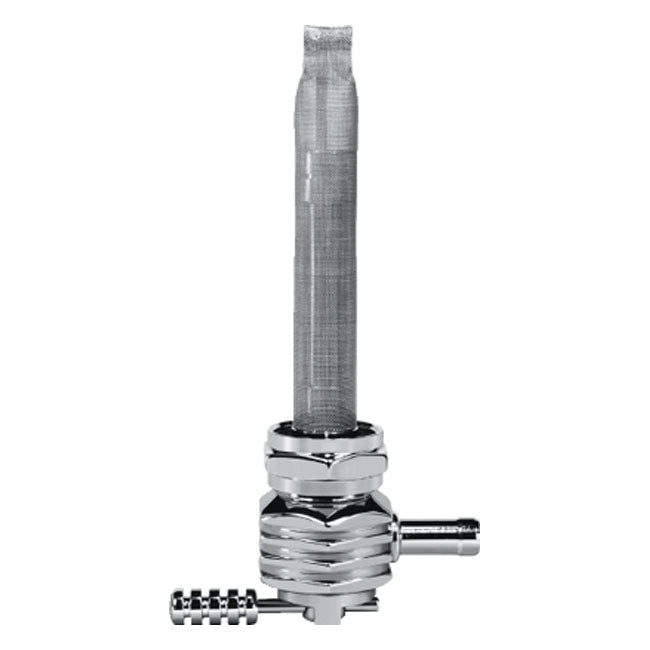 Pingel Power-Flo Petcock Hex Finned for 75-06 Big Twin, XL (Excl. Inj. Models); Customs With 75-Up Style Threaded Tanks