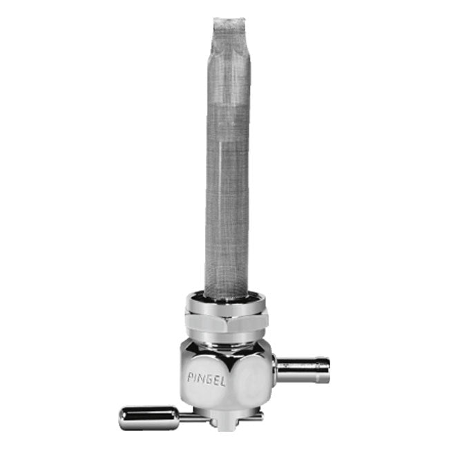 Pingel Power-Flo Petcock Oval Design for 75-06 Big Twin, XL (Excl. Inj. Models); Customs With 75-Up Style Threaded Tanks