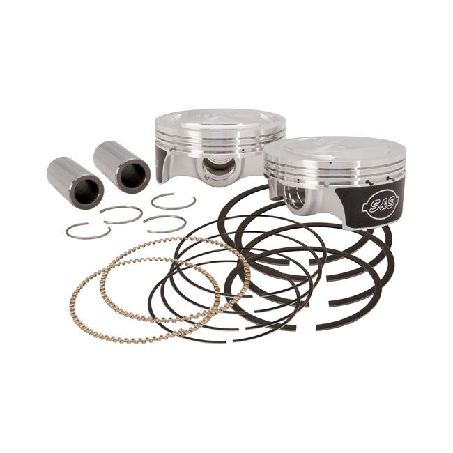 S&S, 96" To 103" Big Bore Pop-Up Piston Kit. Std for 07-17 96" Twin Cam