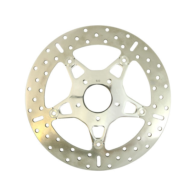 EBC Brake Rotor. 5-Button Floater for 15-20 Softail (Excl. 2017 FXSE); 06-17Dyna (Excl. FXDLS); 08-20 Touring; 09-20 Trikes; 14-20 XL. (Cast & Laced Wheels)