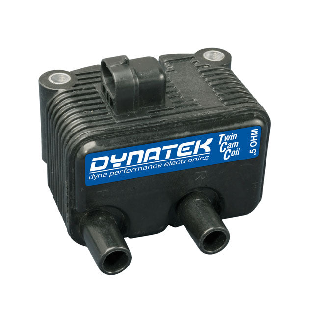 Dynatek, Dyna Twin Cam Oem Style Coil. 0.5 Ohm (Carb) for 00-06 Softail; 99-05 Dyna; 02-06 Flt; 04-06 XL. (Single Fire, Carburetted)