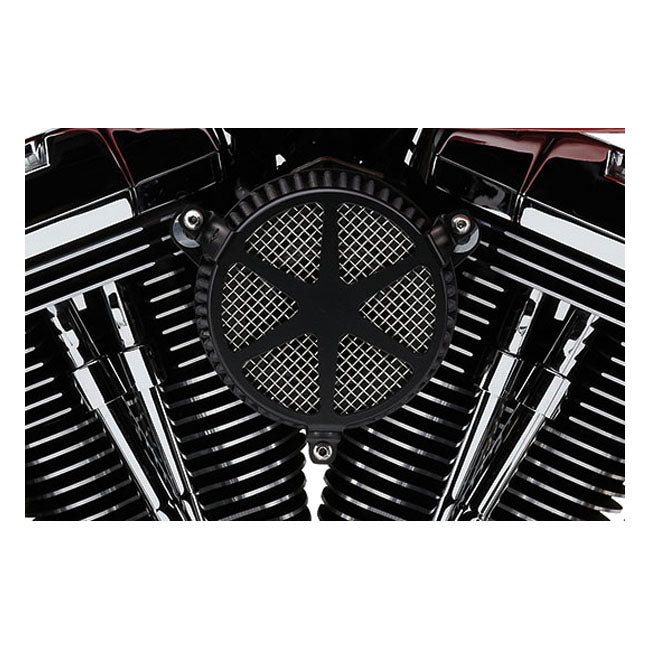 Cobra Naked Air Cleaner Kit Spoke for 01-15 Softail; 04-17 Dyna (Excl. 2017 FXDLS); 02-07 Flt/Touring