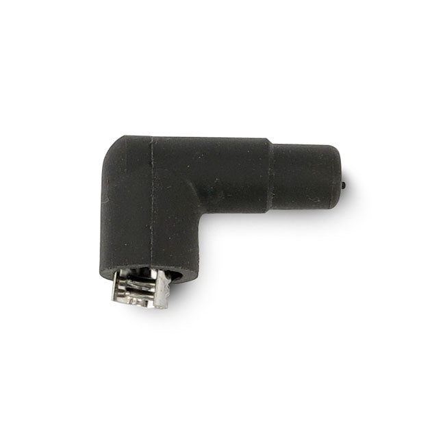 Accel, 8.8mm Coil Boot & Terminal. 90 Degree, Black for Universal With Pre-1999 Style Ignition Coils