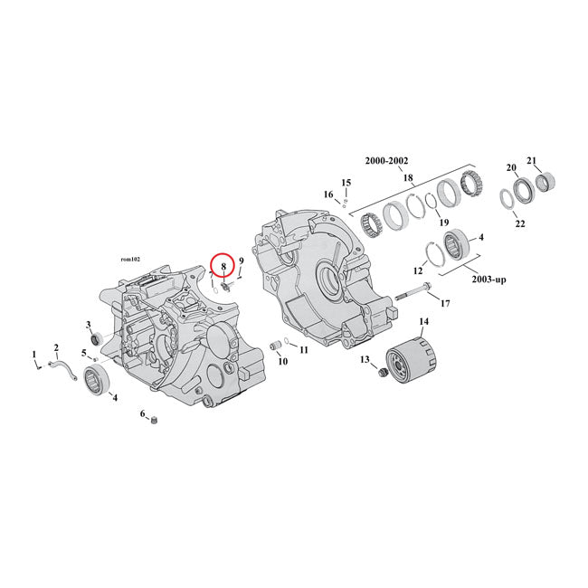 S&&S, Piston Cooling Jet (Ea) for 99-17 Oem Twin Cam & Most Twin Cam Strokers