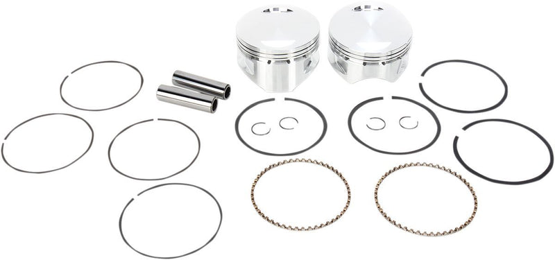 S&S Cycle Piston Kit for S&S Motors - Replacement for Harley-Davidson Touring, Softail, Dyna & FXR 1984-1999