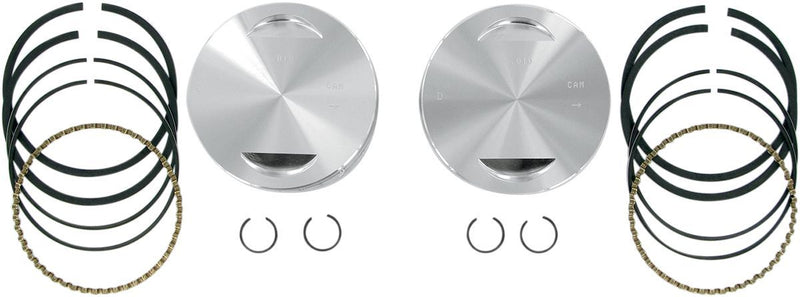 S&S Cycle Piston Kit for S&S Motors - Replacement for Harley-Davidson Touring, Softail, Dyna & FXR 1984-1999