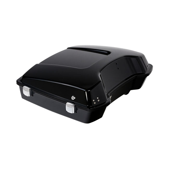 Motorcycle Storehouse Low Profile Tour Pack Trunk. Black for 97-13 Street Glide, Road King