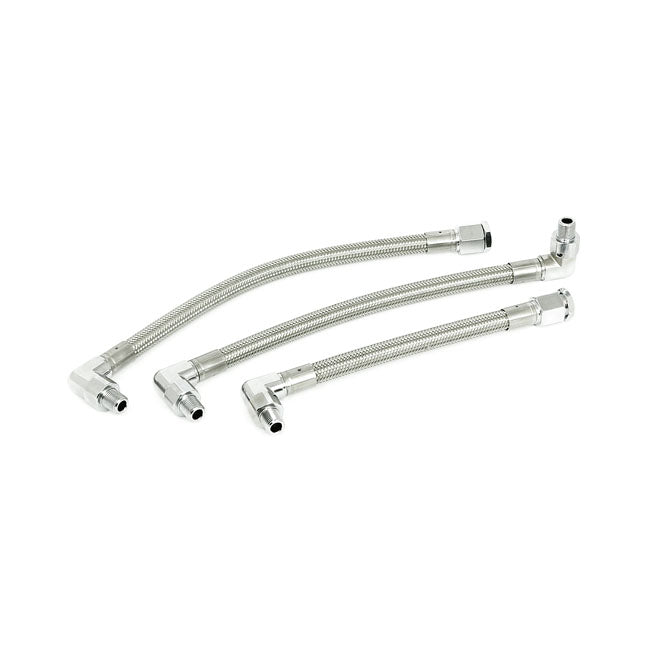 Goodridge, Braided Oil Line Kits for 94-98 Flt, FLHT