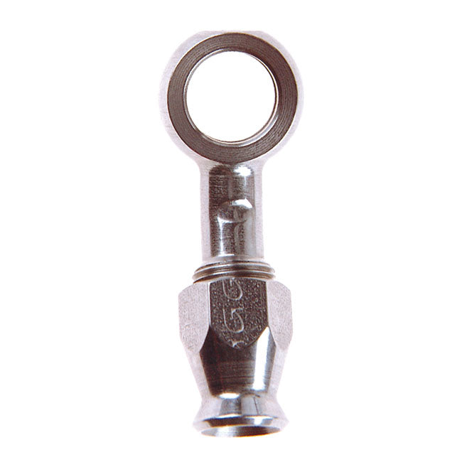 Goodridge, 3/8" (10mm) Banjo Fitting Straight. Stainless