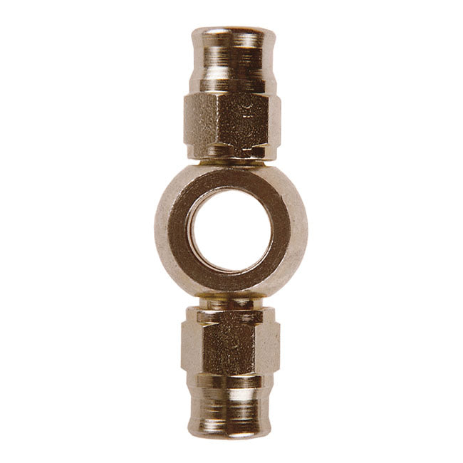 Goodridge 3/8" Straight Banjo, Double Fitting. Short Neck