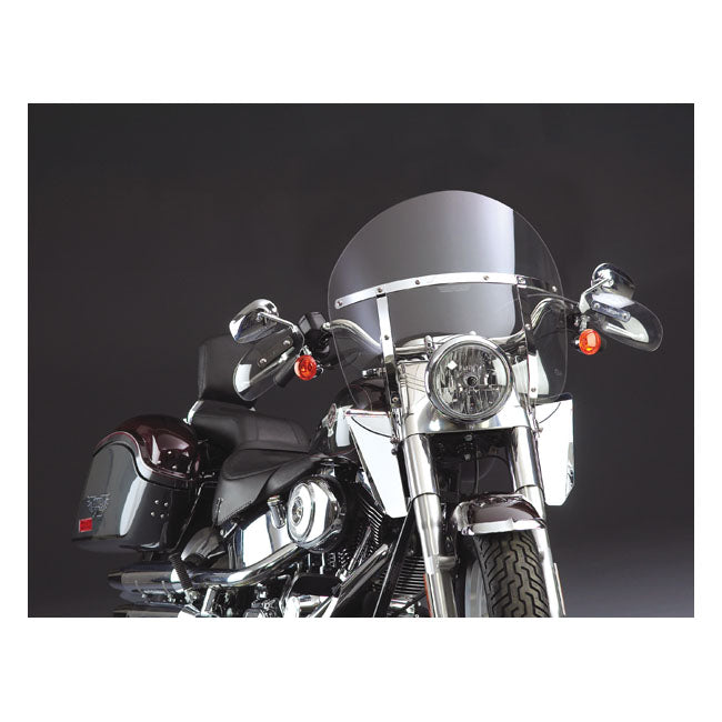 N.Cycle Switchblade Windshield Chopped for 86-99FlsTC; 90-17 Fls, Flss, FLSTF, Flstfb, Flstfbs; 2006Flst; 93-96Flstn