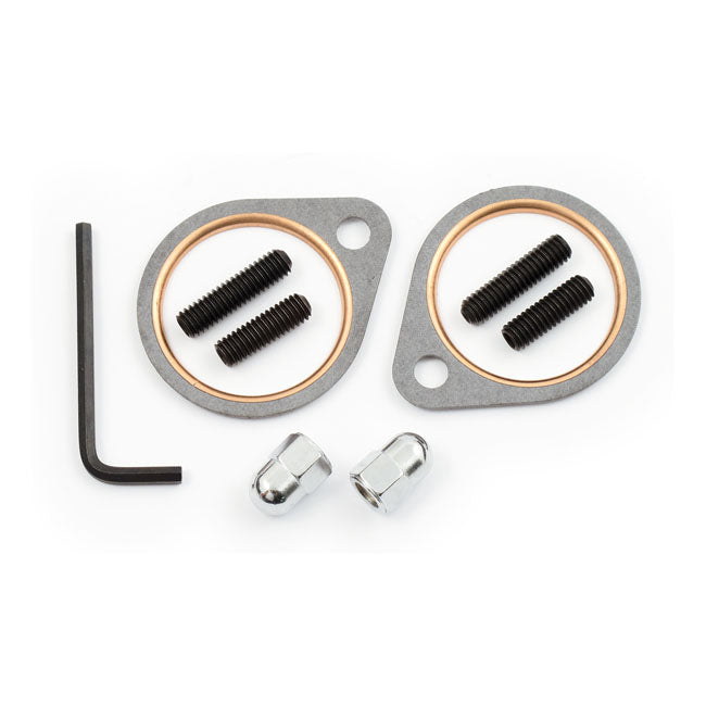 James, Shovel Exhaust Gasket & Mount Kit. Paper for 66-84 Shovel