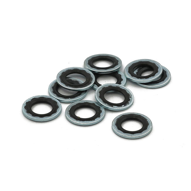 Motorcycle Storehouse 10 mm Seal-Washer Banjo Bolt for 82-03 H-D With Dual Disk H/M/Cyl (3/8 Bolt), 84-03 All H-D Front Caliper