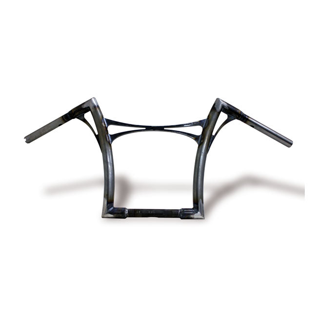 1-1/4 Inch Flow Bar, Tall With Brace Raw for 08-20 FLHR Road King / FLTR Road Glide (Excl. Other Tourings)