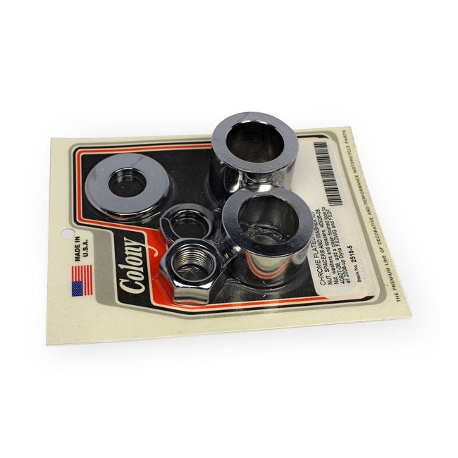 Colony Axle Spacer Kit Front, Smooth for 08-17 FXDWG, FXDF