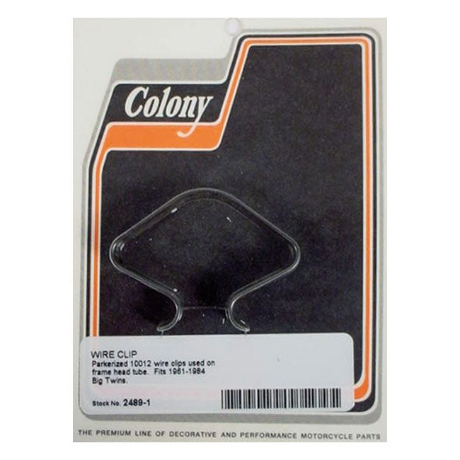 Colony, Wire Clip Frame Head Tube for 61-84 Big Twin