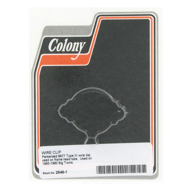 Colony, Wire Clip. Frame Head Tube for 50-60 Big Twin