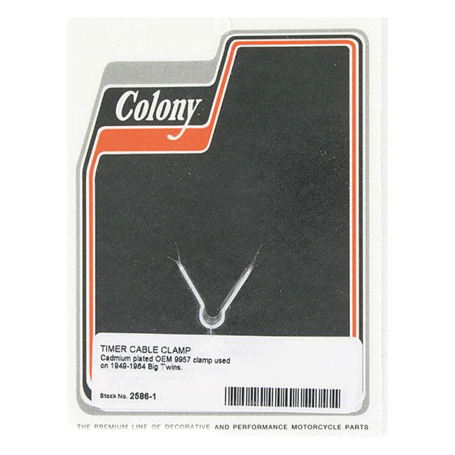 Colony, Wire Clip. Timer Cable for 49-64 Big Twin