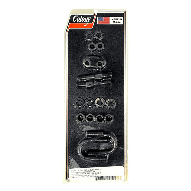Rear Crash Bar Mounting Kit for 38-52 45" Sv Solo Models
