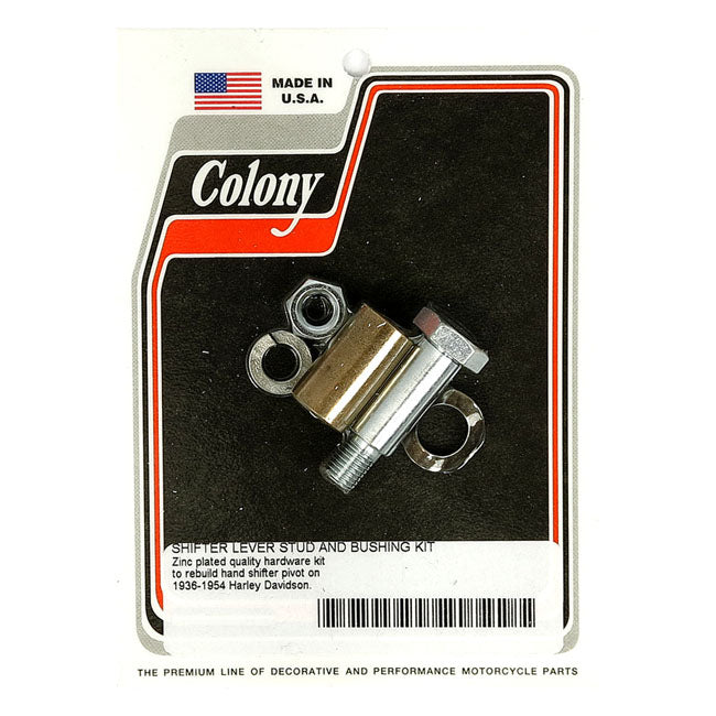 Colony Shift Lever Stud & Bushing Kit for 37-54 Big Twin; 37-54 45" Sv. Hand shift Models