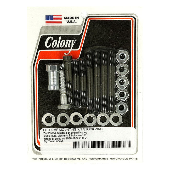 Colony Oil Pump Mount Kit Oem Style for 36-67 Big Twin