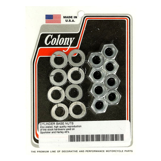 Colony Cyl Base Nut Kit for 57-85 XL; 29-73 45" Sv