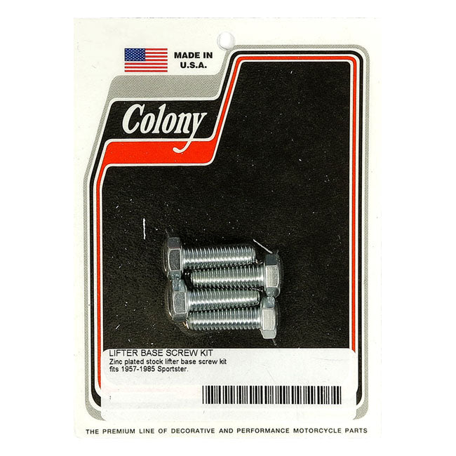 Colony, Tappet Block Mount Kit. Oem Style, Zinc for 57-85 XL