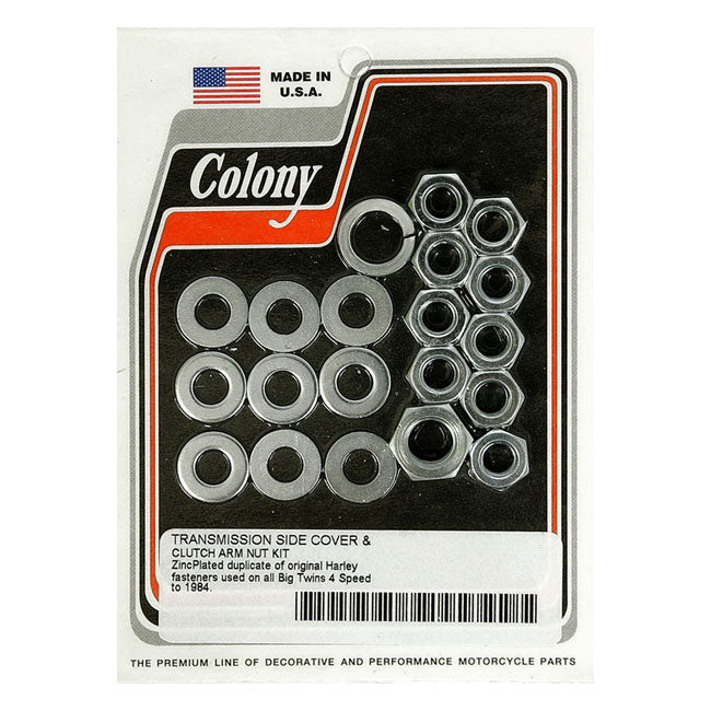 Colony Transm Side Cover Mount, Hex for 36-86 4-Sp Big Twin