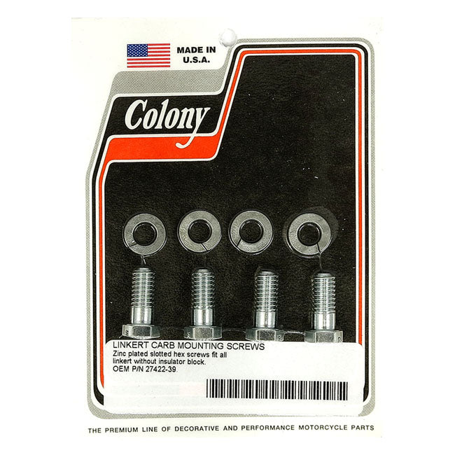 Colony Linkert Carb Mount Screws