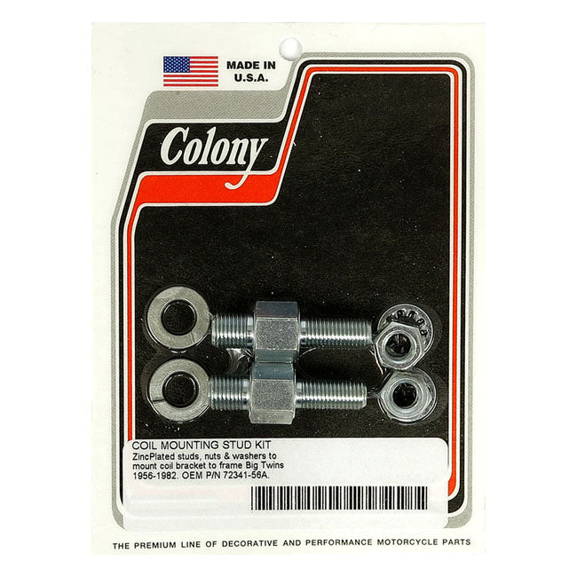 Colony, Coil Mount Stud Kit for 56-E82 Big Twin